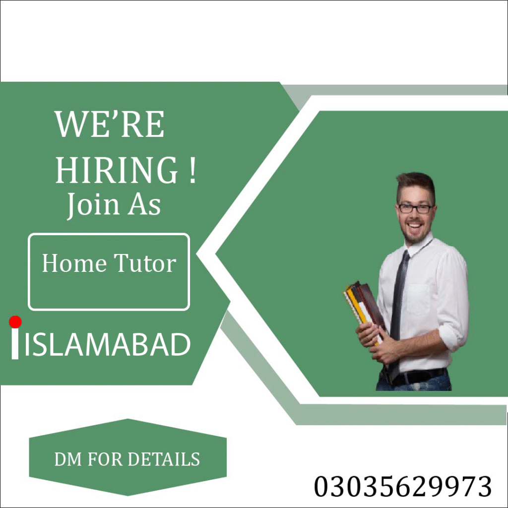 Chemistry Tutor Jobs in Islamabad 