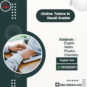 Best online tutors in Saudi Arabia providing expert math, physics, and English classes