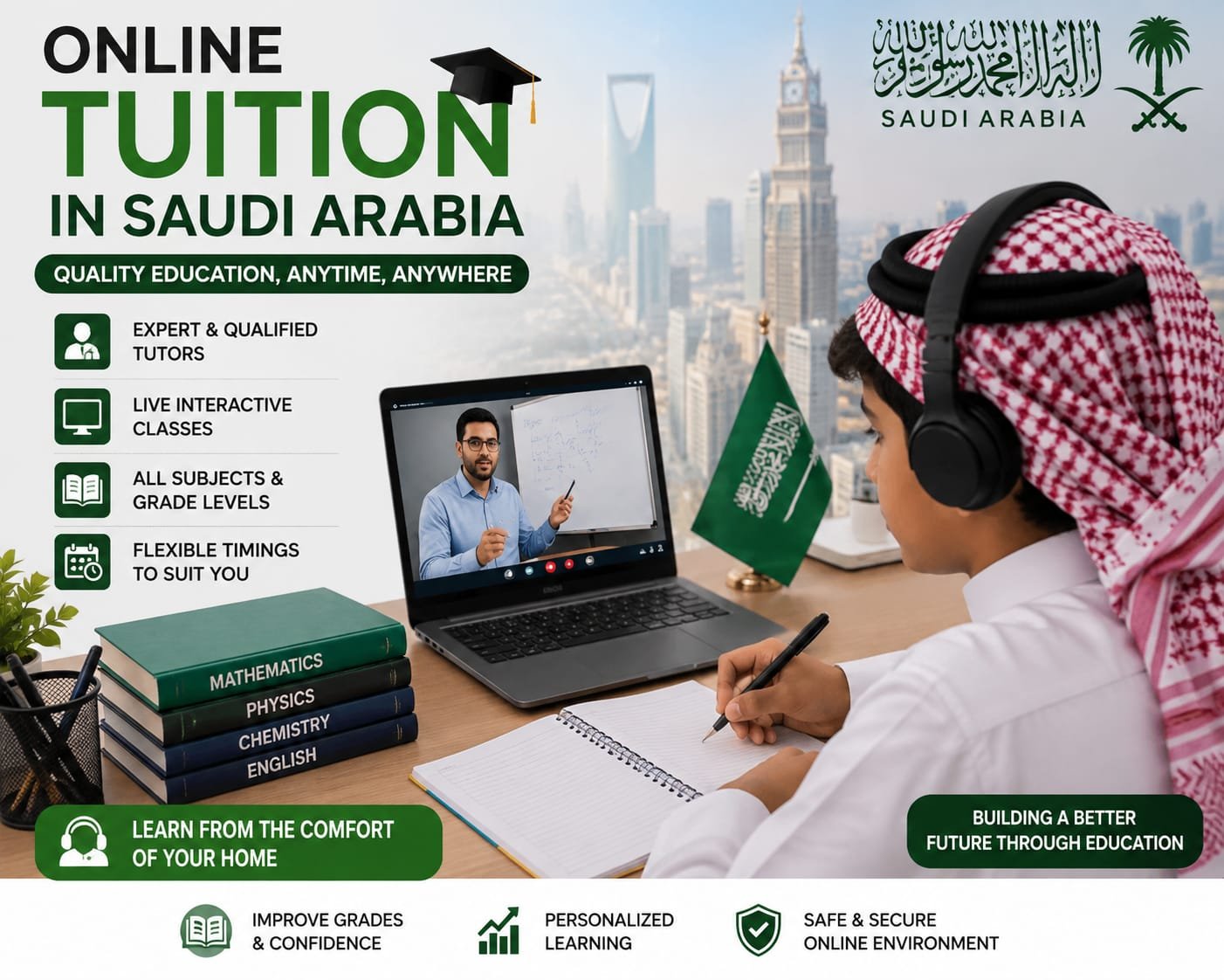 Online Tuition in Saudi Arabia-A Modern Approach to Quality Education